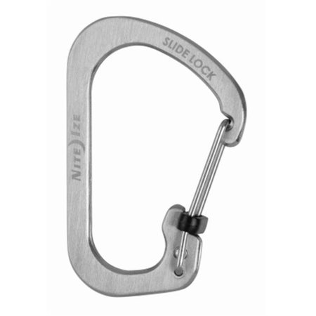 NITE IZE Nite Ize 214955 No.3 Slide Lock Carabiner - Stainless Steel 214955